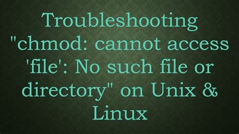 chmod: cannot access '777': no such file or directory|linux .